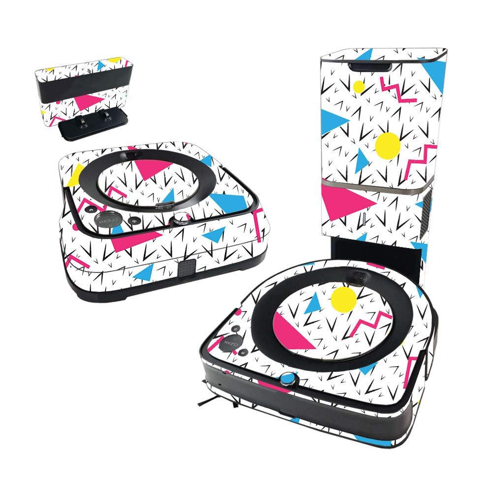 MightySkins Skin Compatible with iRobot Roomba s9+ Vacuum & Braava Jet m6 Bundle - 90s Fun | Protective, Durable, and Unique Vinyl Decal wrap Cover | Easy to Apply and Change Styles | Made in The USA
