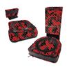 MightySkins Carbon Fiber Skin Compatible with iRobot Roomba s9+ Vacuum & Braava Jet m6 Bundle - Red Modern Camo | Textured Carbon Fiber Finish | Easy to Apply and Change Styles | Made in The USA view 1