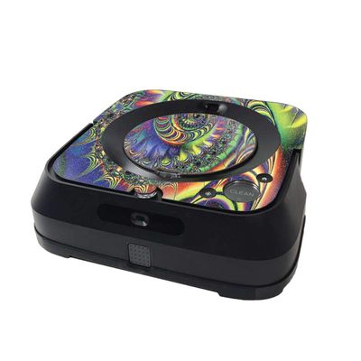 MightySkins Glossy Glitter Skin Compatible with iRobot Braava Jet m6 Minimal Coverage - Acid |, Durable High-Gloss Glitter Finish | Easy to Apply and Change Styles | Made in The USA