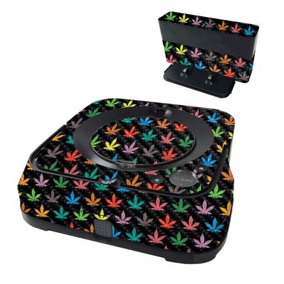 MightySkins Carbon Fiber Skin Compatible with iRobot Braava Jet m6 - Sticky Icky Icky | Protective, Durable Textured Carbon Fiber Finish | Easy to Apply | Made in The USA