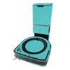 MightySkins Carbon Fiber Skin Compatible with iRobot Roomba s9+ Vacuum - Solid Turquoise | Protective, Durable Textured Carbon Fiber Finish | Easy to Apply | Made in The USA view 1