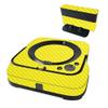 MightySkins Carbon Fiber Skin Compatible with iRobot Braava Jet m6 - Solid Yellow | Textured Carbon Fiber Finish | Easy to Apply and Change Styles | Made in The USA view 1