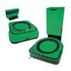 MightySkins Carbon Fiber Skin Compatible with iRobot Roomba s9+ Vacuum & Braava Jet m6 Bundle - Solid Green | Textured Carbon Fiber Finish | Easy to Apply and Change Styles | Made in The USA view 1