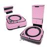 MightySkins Carbon Fiber Skin Compatible With iRobot Roomba s9+ Vacuum & Braava Jet m6 Bundle - Solid Pink | Protective Textured Carbon Fiber Finish | Easy To Apply and Change Styles | Made in the USA view 1