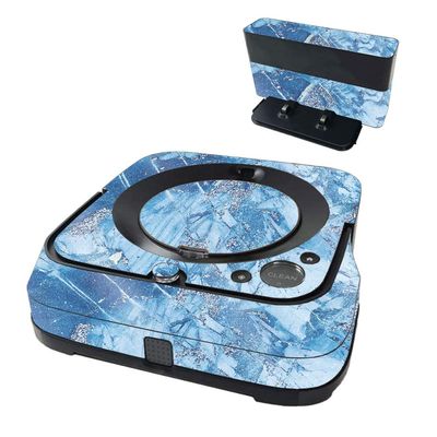 MightySkins Glossy Glitter Skin Compatible with iRobot Braava Jet m6 - Winter Rock | Protective High-Gloss Glitter Finish | Easy to Apply and Change Styles | Made in The USA