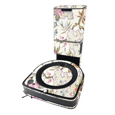 MightySkins Glossy Glitter Skin Compatible with iRobot Roomba s9+ Vacuum - Floral Design | High-Gloss Glitter Finish | Easy to Apply and Change Styles | Made in The USA