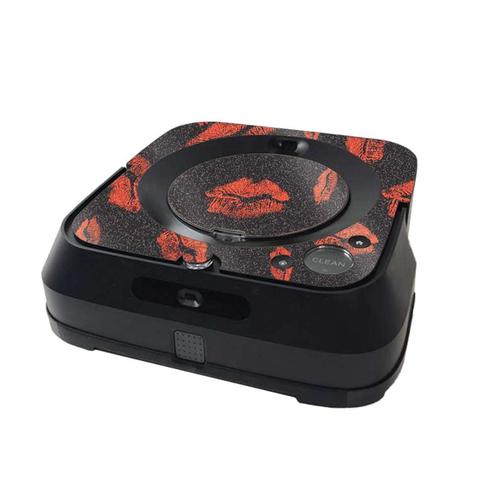 MightySkins Glossy Glitter Skin Compatible with iRobot Braava Jet m6 Minimal Coverage - Kiss Me |, Durable High-Gloss Glitter Finish | Easy to Apply and Change Styles | Made in The USA
