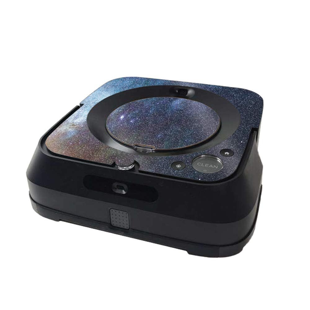 MightySkins Glossy Glitter Skin Compatible with iRobot Braava Jet m6 Minimal Coverage - Astro Sky | Protective High-Gloss Glitter Finish | Easy to Apply and Change Styles | Made in The USA