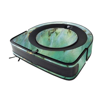 MightySkins Glossy Glitter Skin Compatible with iRobot Roomba s9 Vacuum - Green Shell | Protective High-Gloss Glitter Finish | Easy to Apply and Change Styles | Made in The USA