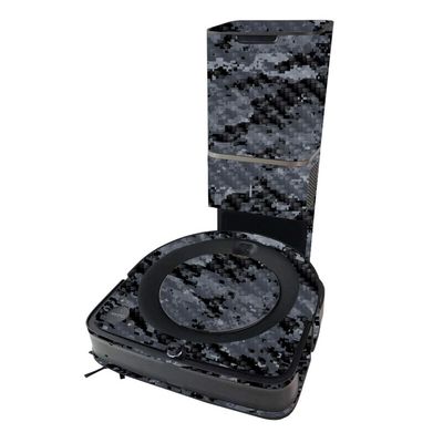 MightySkins Carbon Fiber Skin Compatible with iRobot Roomba s9+ Vacuum - Abstract Black | Protective, Durable Textured Carbon Fiber Finish | Easy to Apply | Made in The USA
