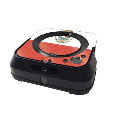 MightySkins Glossy Glitter Skin Compatible with iRobot Braava Jet m6 Minimal Coverage - Mexican Flag | High-Gloss Glitter Finish | Easy to Apply and Change Styles | Made in The USA