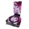 MightySkins Carbon Fiber Skin Compatible with iRobot Roomba s9+ Vacuum - Purple Flowers | Protective, Durable Textured Carbon Fiber Finish | Easy to Apply | Made in The USA view 1