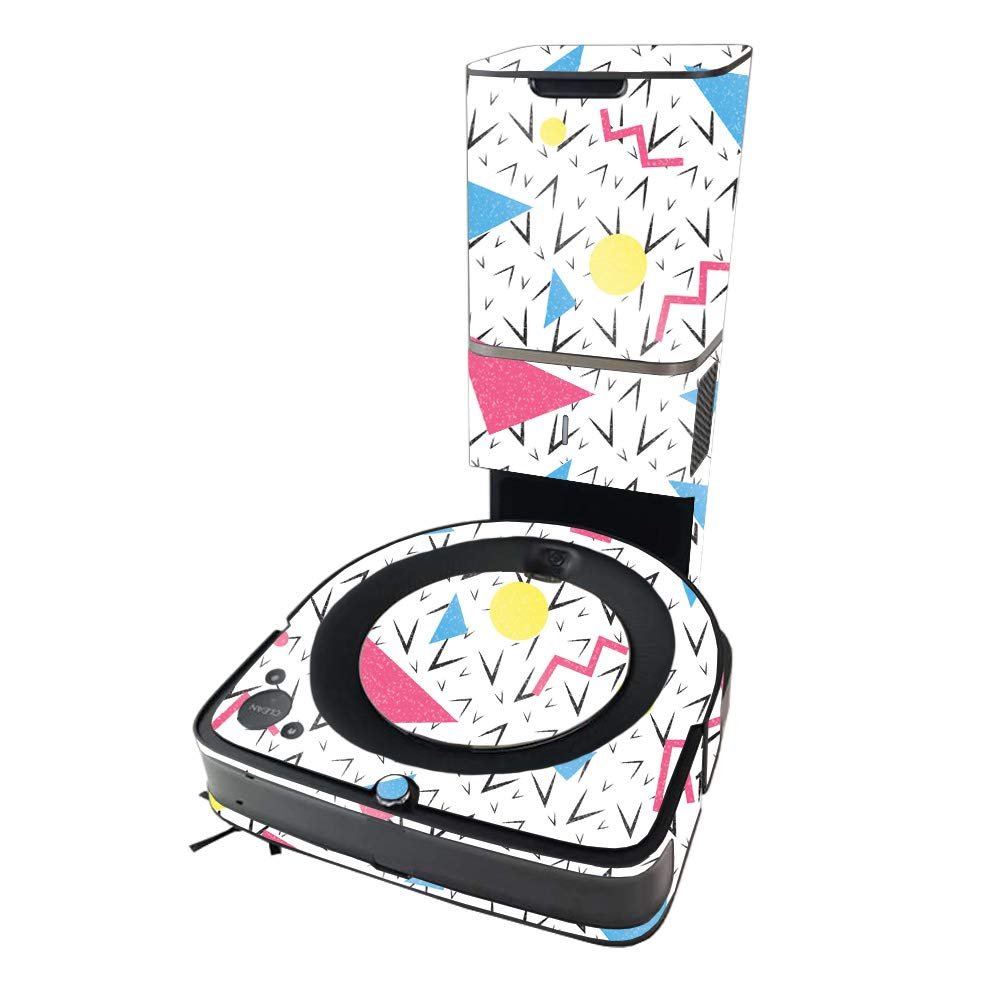 MightySkins Glossy Glitter Skin Compatible with iRobot Roomba s9+ Vacuum - 90s Fun | , Durable High-Gloss Glitter Finish | Easy to Apply and Change Styles | Made in The USA