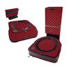 MightySkins Carbon Fiber Skin Compatible with iRobot Roomba s9+ Vacuum & Braava Jet m6 Bundle - Solid Burgundy | Protective, Durable Textured Carbon Fiber Finish | Easy to Apply | Made in The USA view 1
