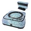 MightySkins Glossy Glitter Skin Compatible with iRobot Braava Jet m6 - Carved Blue | Protective High-Gloss Glitter Finish | Easy to Apply and Change Styles | Made in The USA view 1