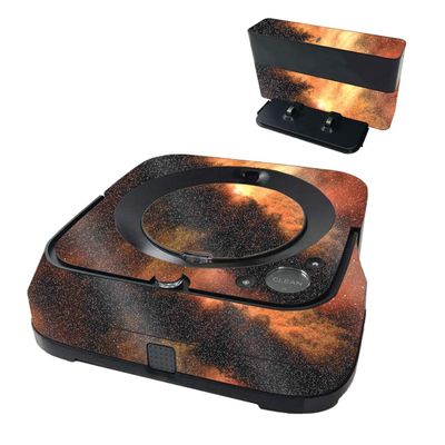 MightySkins Glossy Glitter Skin Compatible with iRobot Braava Jet m6 - Spacial Overload | High-Gloss Glitter Finish | Easy to Apply and Change Styles | Made in The USA