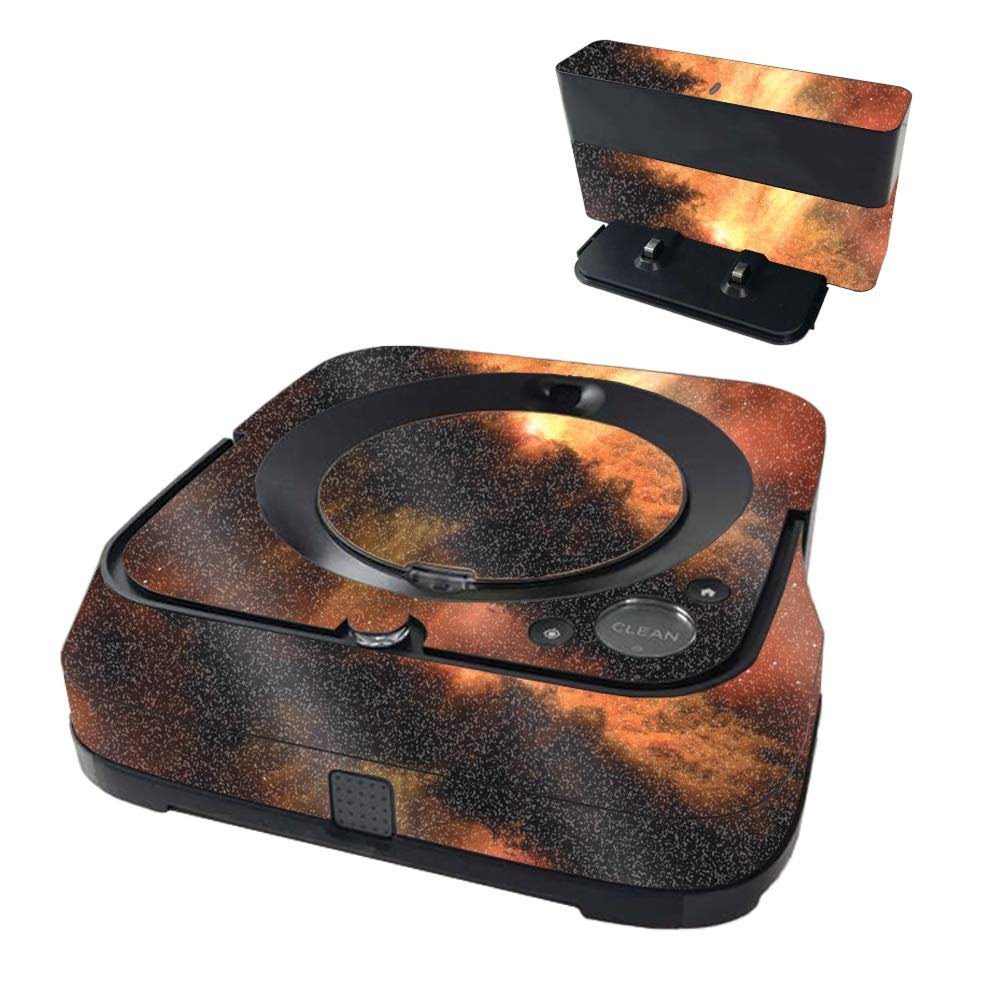 MightySkins Glossy Glitter Skin Compatible with iRobot Braava Jet m6 - Spacial Overload | High-Gloss Glitter Finish | Easy to Apply and Change Styles | Made in The USA
