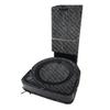 MightySkins Carbon Fiber Skin Compatible with iRobot Roomba s9+ Vacuum - Black Leather | Protective, Durable Textured Carbon Fiber Finish | Easy to Apply | Made in The USA view 1