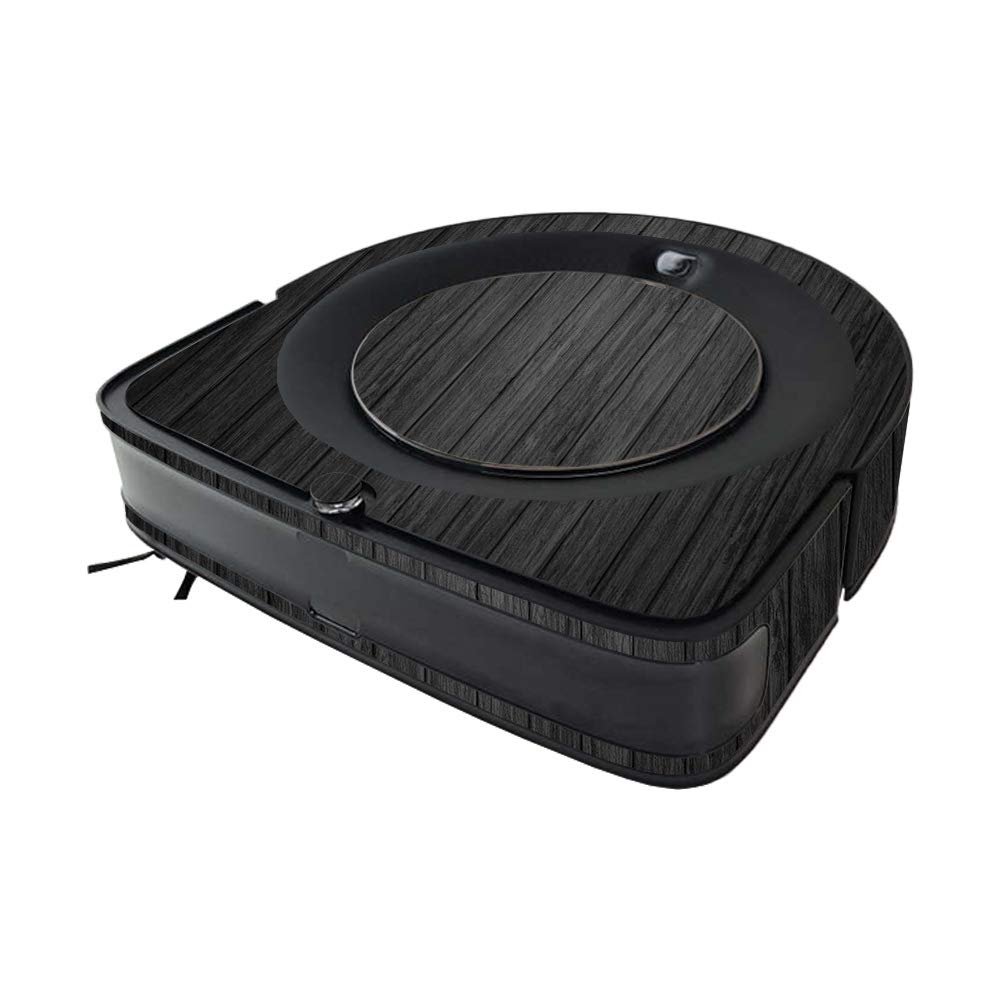 MIGHTY SKINS MightySkins Skin Compatible with iRobot Roomba s9 Vacuum - Black Wood |, Durable, and Unique Vinyl Decal wrap Cover | Easy to Apply and Change Styles | Made in The USA