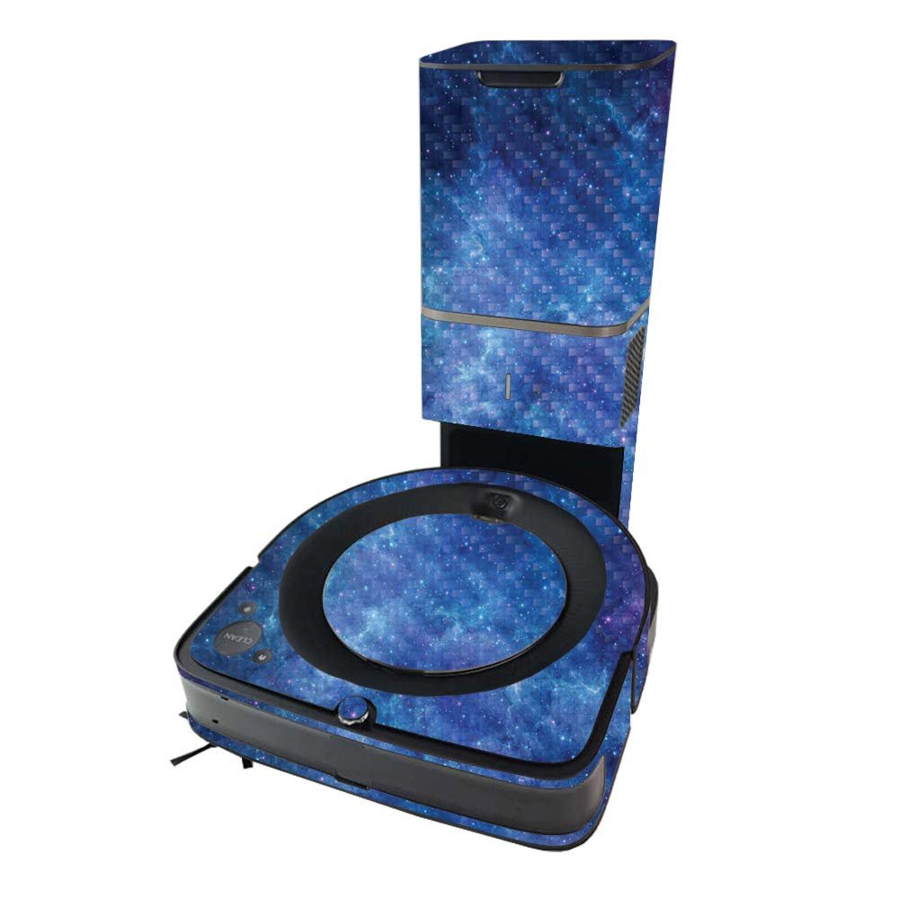 MightySkins Carbon Fiber Skin Compatible with iRobot Roomba s9+ Vacuum - Nebula | , Durable Textured Carbon Fiber Finish | Easy to Apply and Change Styles | Made in The USA