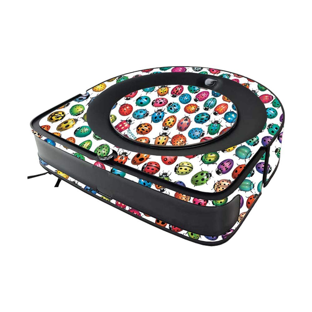 MIGHTY SKINS MightySkins Skin Compatible with iRobot Roomba s9 Vacuum - Color Bugs |, Durable, and Unique Vinyl Decal wrap Cover | Easy to Apply and Change Styles | Made in The USA