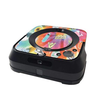 MightySkins Glossy Glitter Skin Compatible with iRobot Braava Jet m6 Minimal Coverage - VSCO Girl | Protective High-Gloss Glitter Finish | Easy to Apply and Change Styles | Made in The USA