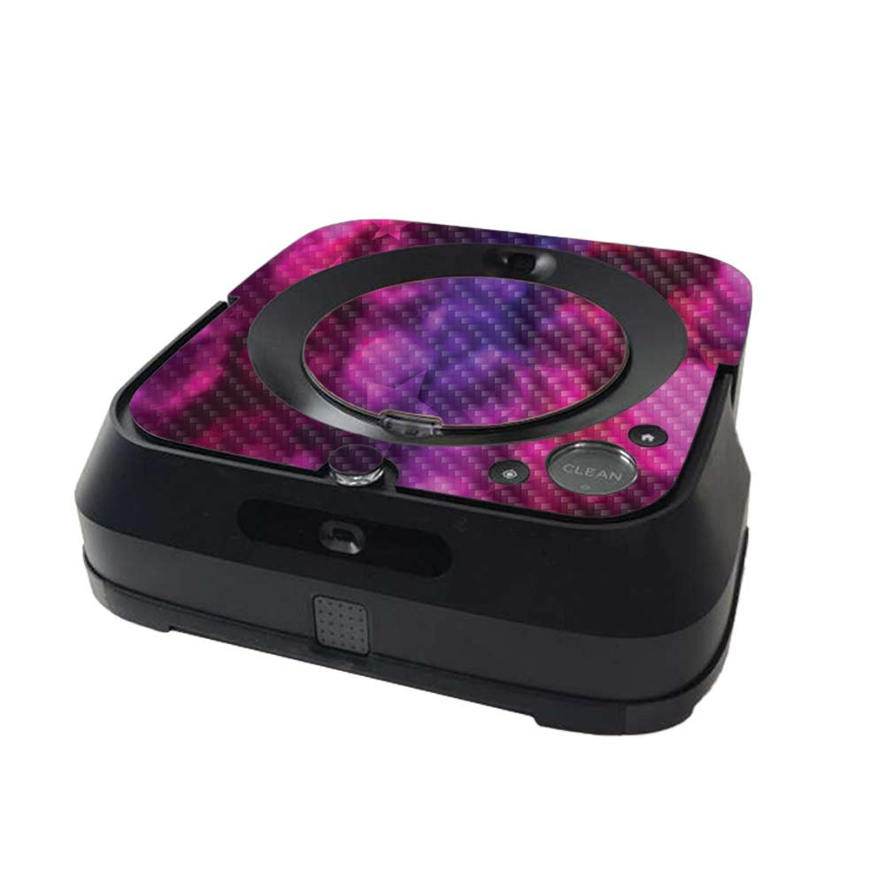 MightySkins Carbon Fiber Skin Compatible with iRobot Braava Jet m6 Minimal Coverage - Star Power | Protective Textured Carbon Fiber Finish | Easy to Apply and Change Styles | Made in The USA