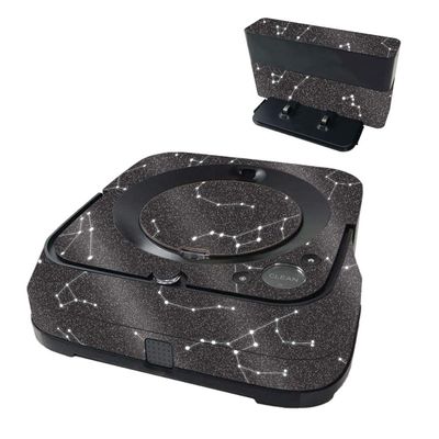 MightySkins Glossy Glitter Skin Compatible with iRobot Braava Jet m6 - Constellations | High-Gloss Glitter Finish | Easy to Apply and Change Styles | Made in The USA