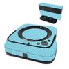 MightySkins Carbon Fiber Skin Compatible with iRobot Braava Jet m6 - Solid Baby Blue | Protective, Durable Textured Carbon Fiber Finish | Easy to Apply | Made in The USA view 1