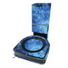 MightySkins Carbon Fiber Skin Compatible with iRobot Roomba s9+ Vacuum - Blue Mystic Flames | Protective, Durable Textured Carbon Fiber Finish | Easy to Apply | Made in The USA view 1