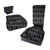 MightySkins Carbon Fiber Skin Compatible with iRobot Roomba s9+ Vacuum & Braava Jet m6 Bundle - Black Argyle | Textured Carbon Fiber Finish | Easy to Apply and Change Styles | Made in The USA view 1