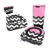 MightySkins Glossy Glitter Skin Compatible with iRobot Roomba s9+ Vacuum & Braava Jet m6 Bundle - Pink Chevron | High-Gloss Glitter Finish | Easy to Apply and Change Styles | Made in The USA view 1