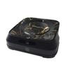 MightySkins Glossy Glitter Skin Compatible with iRobot Braava Jet m6 Minimal Coverage - Black Gold Marble | High-Gloss Glitter Finish | Easy to Apply and Change Style | Made in The USA view 1