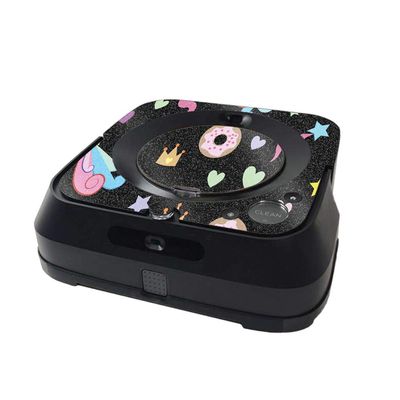 MightySkins Glossy Glitter Skin Compatible with iRobot Braava Jet m6 Minimal Coverage - Donut Fantasy | High-Gloss Glitter Finish | Easy to Apply and Change Styles | Made in The USA