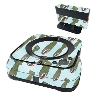 MightySkins Glossy Glitter Skin Compatible with iRobot Braava Jet m6 - Bombs Away | Protective High-Gloss Glitter Finish | Easy to Apply and Change Styles | Made in The USA