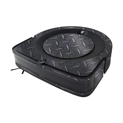 MightySkins Glossy Glitter Skin Compatible with iRobot Roomba s9 Vacuum - Black Diamond Plate | High-Gloss Glitter Finish | Easy to Apply & Change Style | Made in The USA
