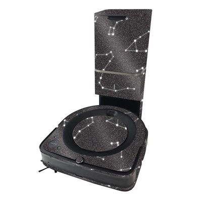MightySkins Glossy Glitter Skin Compatible with iRobot Roomba s9+ Vacuum - Constellations | High-Gloss Glitter Finish | Easy to Apply and Change Styles | Made in The USA