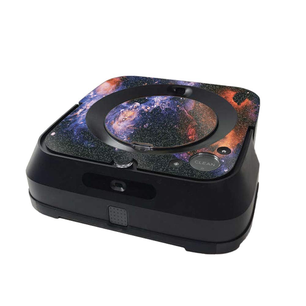 MightySkins Glossy Glitter Skin Compatible with iRobot Braava Jet m6 Minimal Coverage - Andromeda | Protective High-Gloss Glitter Finish | Easy to Apply and Change Styles | Made in The USA