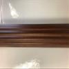 2 Inch Diameter Drapery Wood Fluted Curtain Rod 8 FT (Walnut) view 2