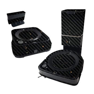 MightySkins Carbon Fiber Skin Compatible With iRobot Roomba s9+ Vacuum & Braava Jet m6 Bundle - Deep Space | Protective Textured Carbon Fiber Finish | Easy To Apply and Change Styles | Made in the USA