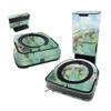 MightySkins Glossy Glitter Skin Compatible With iRobot Roomba s9+ Vacuum & Braava Jet m6 Bundle - Green Shell | Protective High-Gloss Glitter Finish | Easy to Apply and Change Styles | Made in The USA view 1