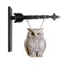 K&K Interiors 17075A 11.5 Inch Silver & Gold Metalic Owl Arrow Replacement view 1