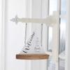 K&K Interiors 17080F-AR 10.5 Inch Enamel & Wood Sailboat Arrow Replacement, White view 2