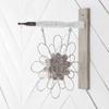 13.5 Inch Gray Metal Wire Flower with Resin Center Arrow Replacement view 2