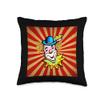 Clown Showman Ringmaster Circus Big Top Festival Birthday Throw Pillow view 1