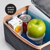 Cool Coolers by Fit & Fresh 4 Pack XL Slim Ice Packs, Quick Freeze Space Saving Reusable Ice Packs for Lunch Boxes or Coolers, Multi view 3