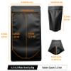 Chamigon 100 Pack Matte Black Stand Up Bags - 4.3x6.3 Inches Smell Proof Resealable Zipper Pouch Bag, Heat Sealable Foil Packaging Sample Pouches for Food Storage view 3