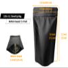 Chamigon 100 Pack Matte Black Mylar Stand Up Bags - 3.3x5.1 Inches Smell Proof Resealable Pouch Bag, Sealable Foil Packaging Zipper Pouches for Food Storage view 2