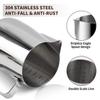 iHeartYard Espresso Milk Frothing Pitcher, Stainless Steel 300Z/900ML Coffee Milk Frother Cup with Decorating Art Pen for Espresso Machine, Latte Art view 4