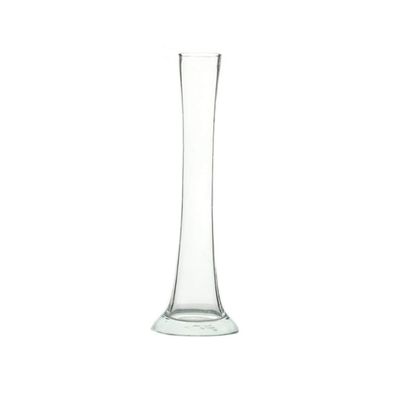Indoor Gardening Flower Arrangement Glass Flower Vase, Single Stem Flower Tall Posy Bouquet Vase Crystal Clear Vase, Heavy Base, Bedroom Wedding Vase Rose vases (Color : Clear, Size : 11.511.560CM)
